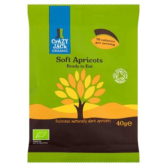 Organic Apricots - on-the-go Crazy Jack 40g