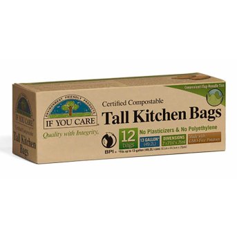 Tall Kitchen Bags - 61x64.5cm If You Care 12bgs Tall Kitchen Bags - 61x64.5cm If You Care 12bgs