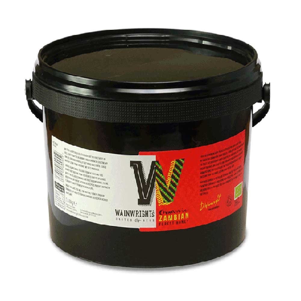 Organic Zambian Forest Honey - clear - tub Wainwright's 3.18