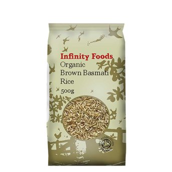 Organic Brown Basmati Rice Infinity Foods 500g