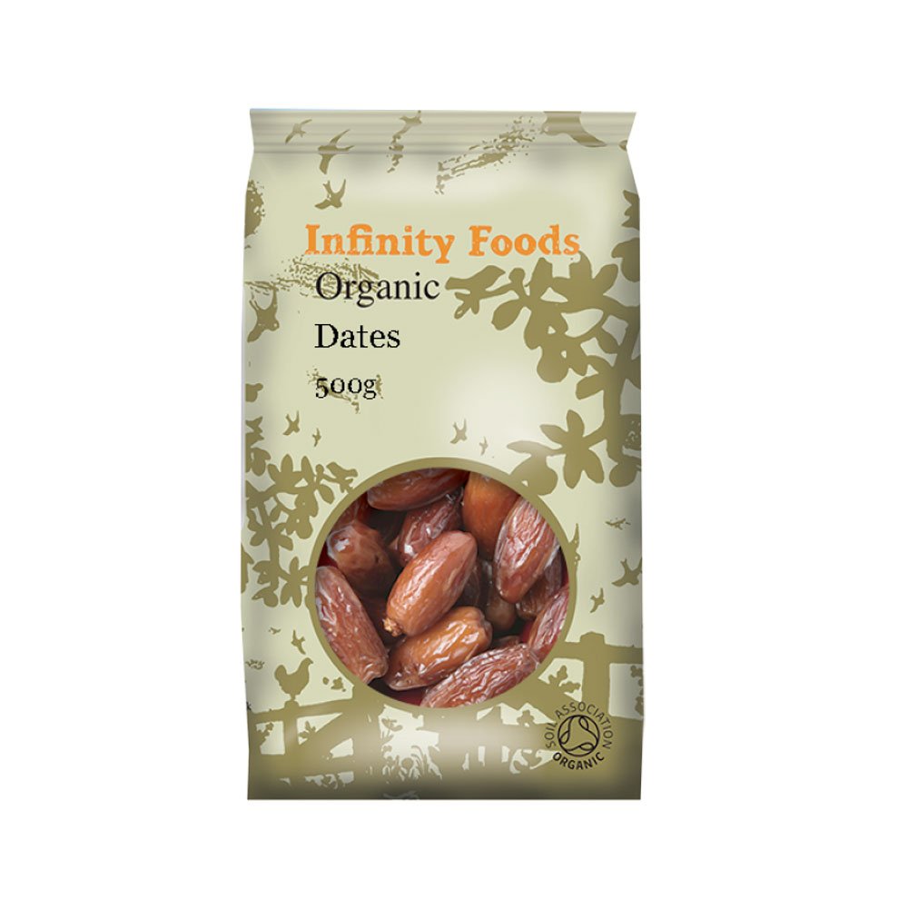 Organic Dates - pitted Infinity Foods 500g Organic Dates - pitted Infinity Foods 500g
