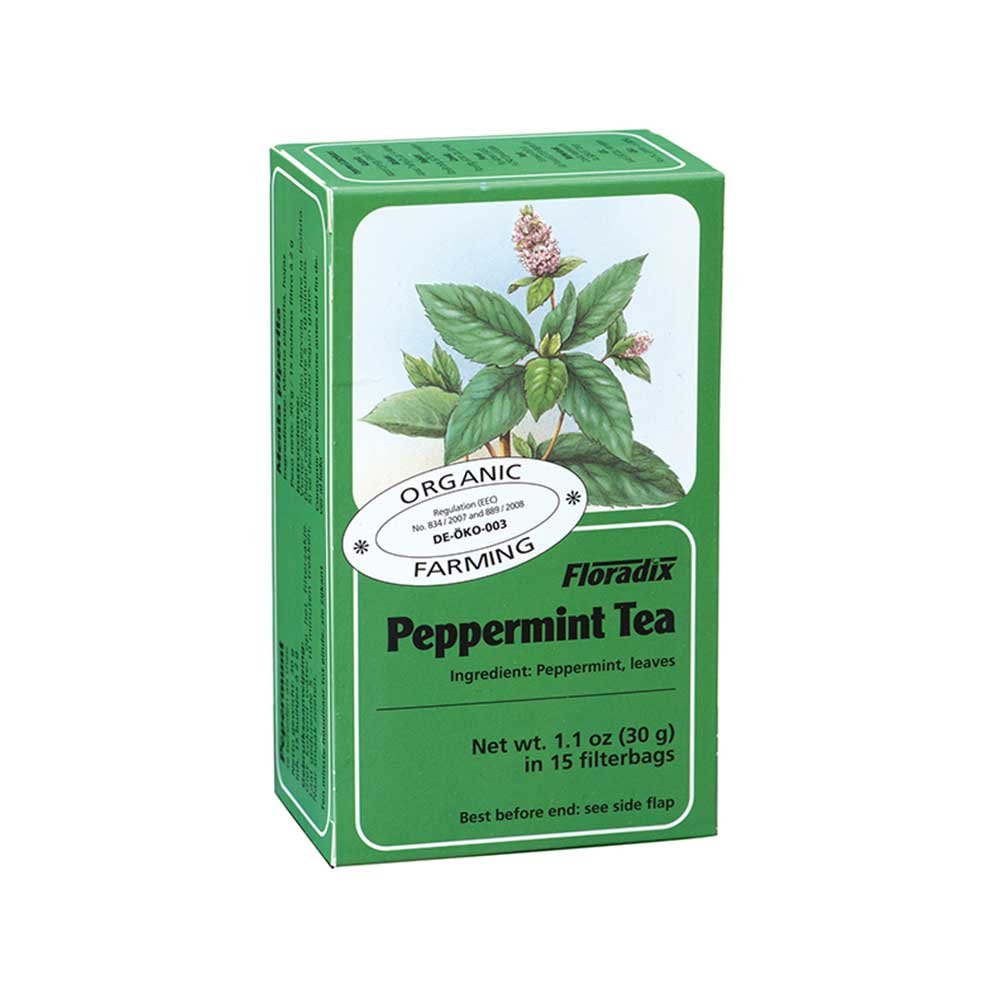 Organic Peppermint Tea Floradix 15bgs Organic Peppermint Tea Floradix 15bgs