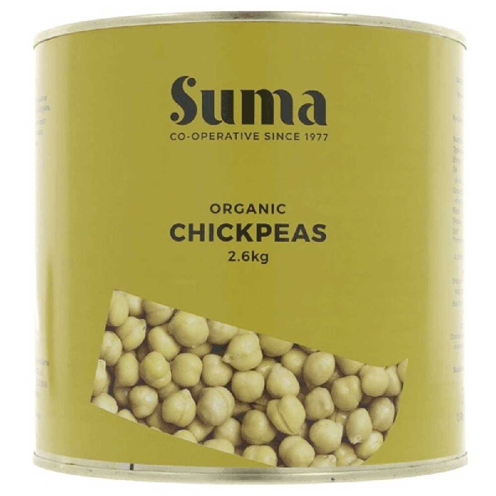 Organic Catering size Chickpeas Suma 2.6kg Organic Catering size Chickpeas Suma 2.6kg
