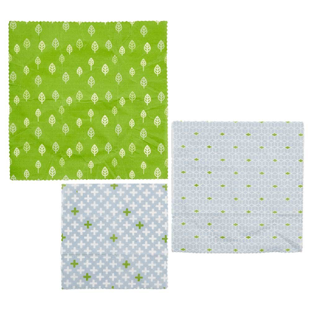 Reusable Vegan Food Wraps ecoLiving 3pack