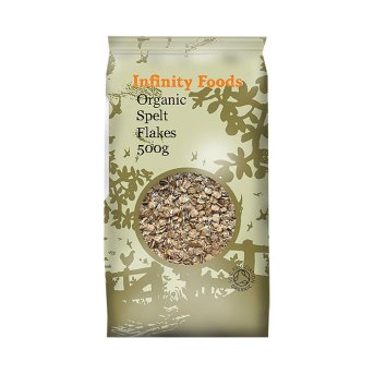 Organic Spelt Flakes Infinity Foods 500g