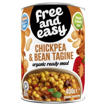 Organic Chickpea & Bean Tagine Free & Easy 6x400g Organic Chickpea & Bean Tagine Free & Easy 6x400g