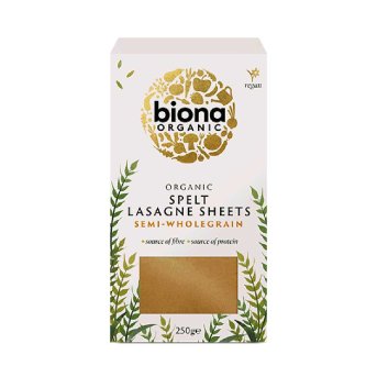 Organic Spelt Lasagne - wholemeal Biona 250g