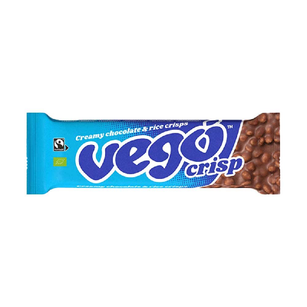 Organic Vego Crisp - Chocolate & Rice Crisp Bar Vego 40g