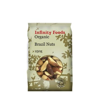 Organic Brazil Nuts Infinity Foods 250g Organic Brazil Nuts Infinity Foods 250g