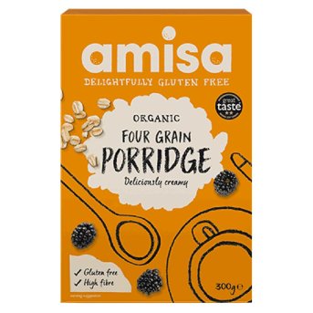 Organic Four Grain Porridge Amisa 300g