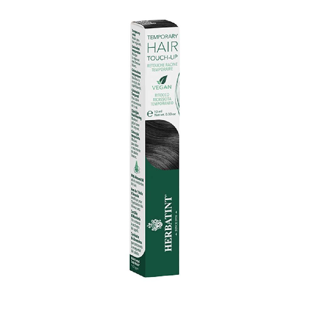 Organic Temporary Hair Touch-Up - Black Herbatint 10ml