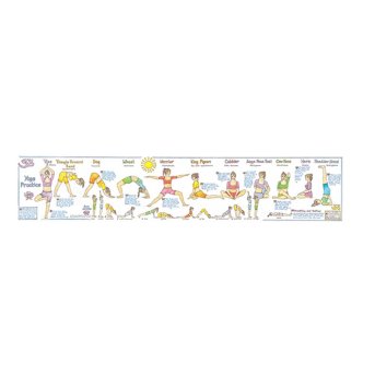 Yoga Chart - female yogi Liz Cook Charts 1x1 Yoga Chart - female yogi Liz Cook Charts 1x1