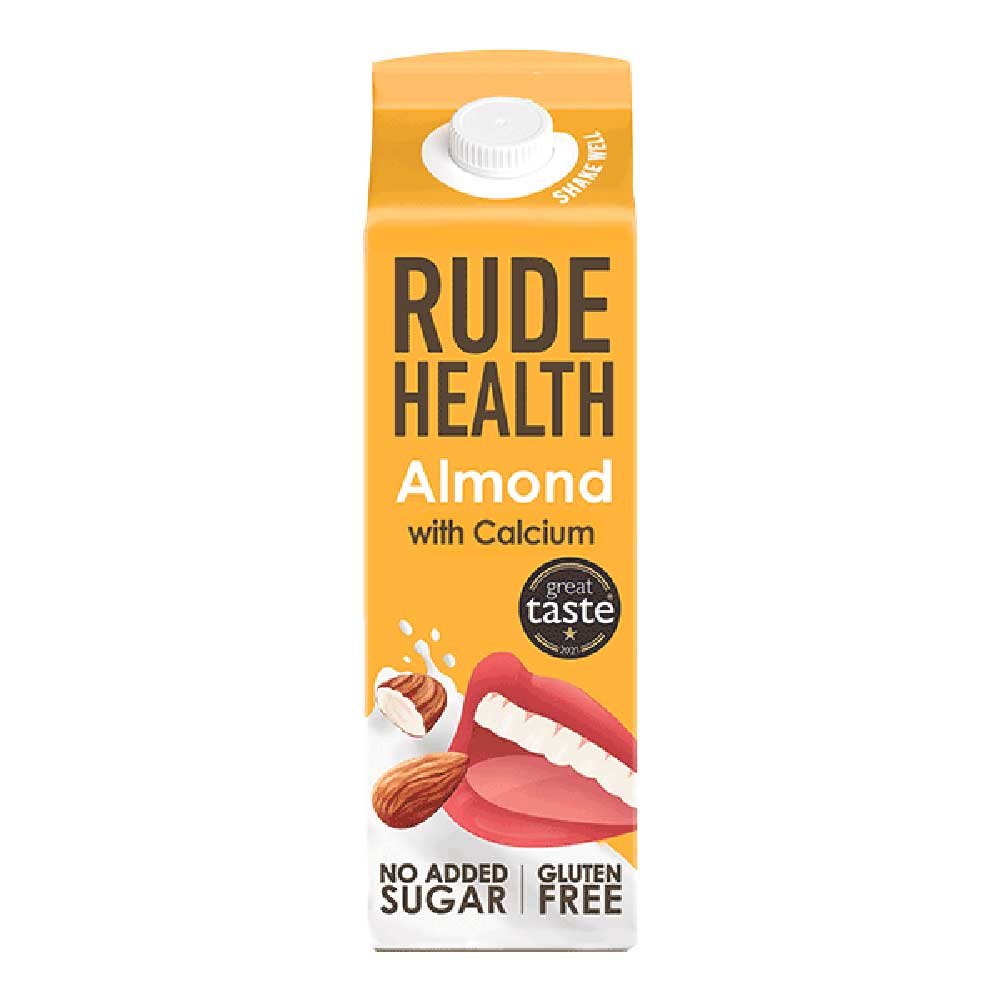 Organic Almond Drink - with rice - Large Rude Health 1l Organic Almond Drink - with rice - Large Rude Health 1l