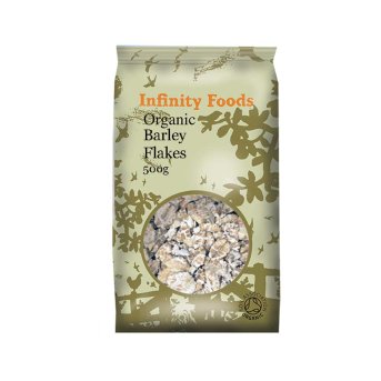 Organic Barley Flakes Infinity Foods 6x500g