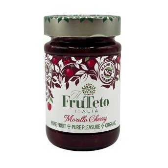 Organic Morello Cherry 100% Fruit Spread FruTeto Italia 6x215g Organic Morello Cherry 100% Fruit Spread FruTeto Italia 6x215g