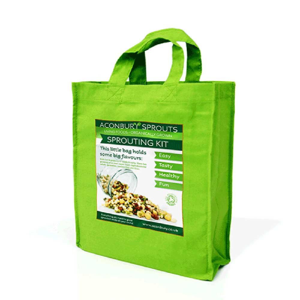 Organic Sprouting Kit in bag Aconbury Sprouts 1pack Organic Sprouting Kit in bag Aconbury Sprouts 1pack