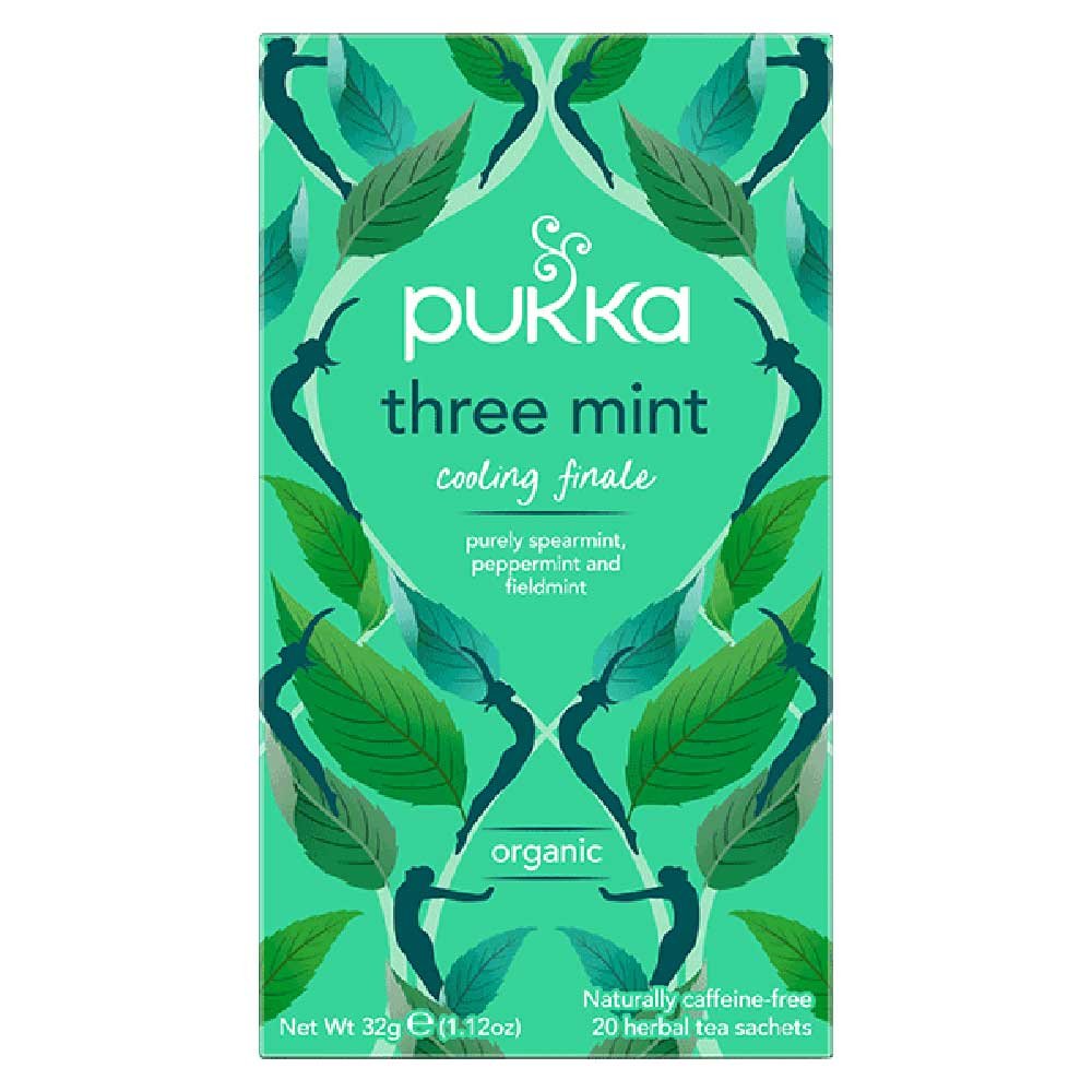 Organic Three Mint Tea Pukka 20bgs Organic Three Mint Tea Pukka 20bgs
