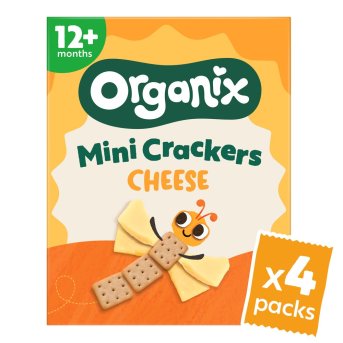 Organic Mini Cheese Cracker multipack Organix 3x4x20g Organic Mini Cheese Cracker multipack Organix 3x4x20g