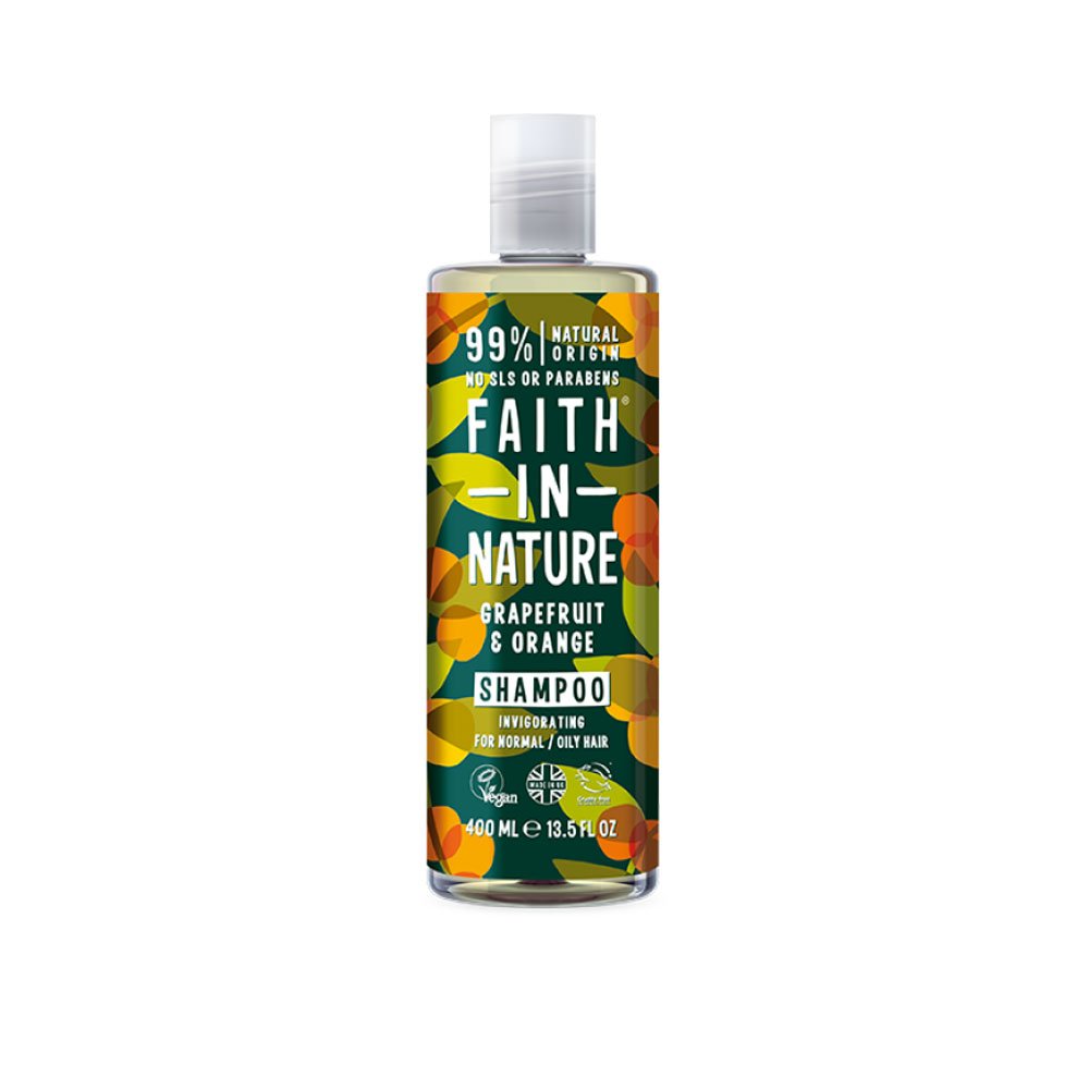 Grapefruit & Orange Shampoo Faith in Nature 400ml Grapefruit & Orange Shampoo Faith in Nature 400ml