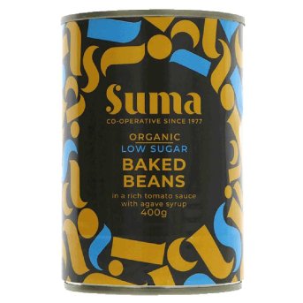 Organic Baked Beans - Low Sugar Suma 400g