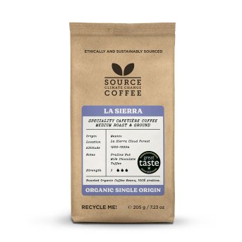 Organic Mexican La Sierra Cloud Forest Coffee R&G - 3 Source 6x205g Organic Mexican La Sierra Cloud Forest Coffee R&G - 3 Source 6x205g