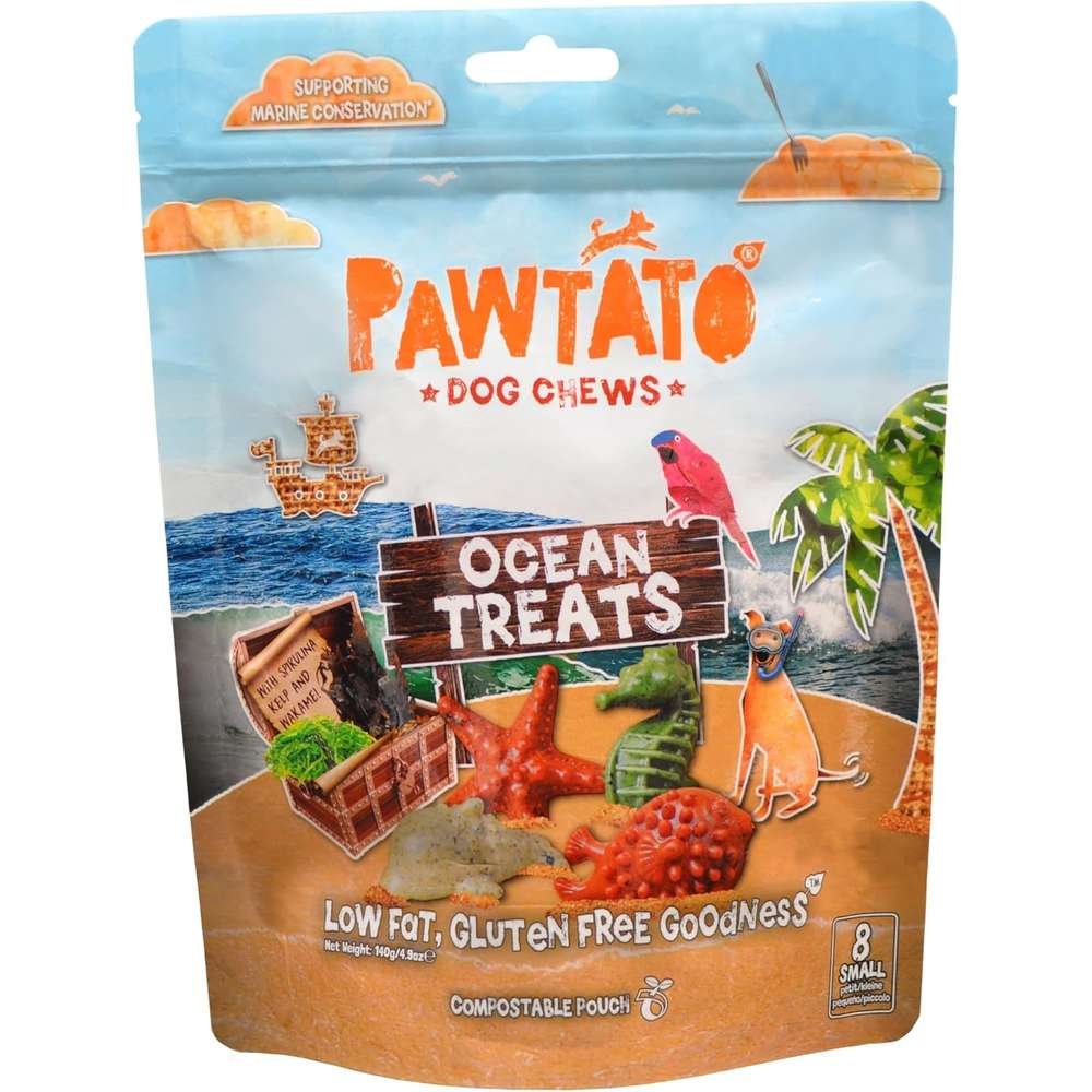 Pawtato Ocean Treats - Small Benevo 10x140g Pawtato Ocean Treats - Small Benevo 10x140g