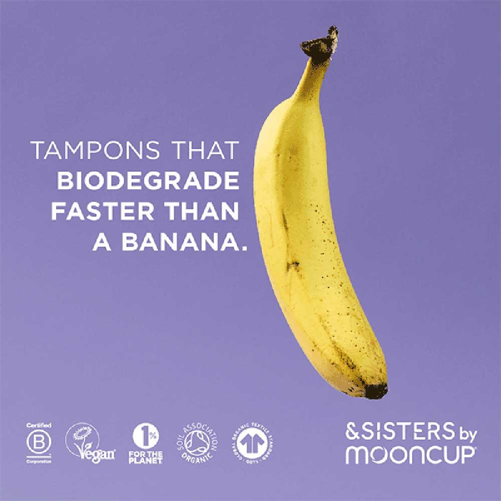 Organic Naked Tampons - Medium &Sisters 16