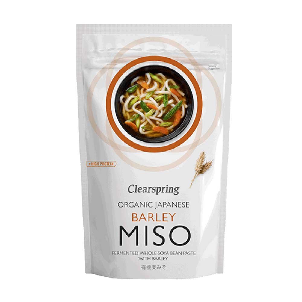 Organic Barley Miso - pouch Clearspring 300g Organic Barley Miso - pouch Clearspring 300g