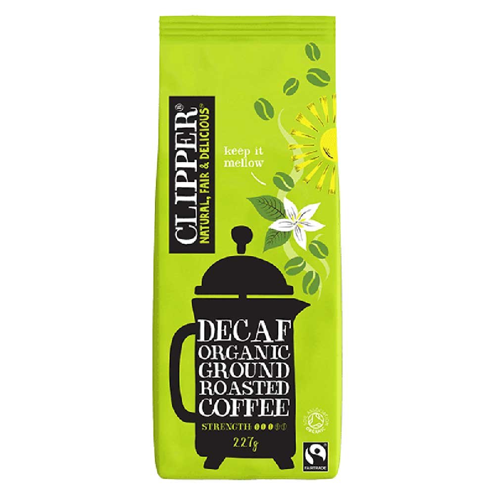 Organic Decaffeinated Coffee R&G Clipper 227g Organic Decaffeinated Coffee R&G Clipper 227g