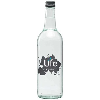 Glass Bottles Life Sparkling Water Life 750ml