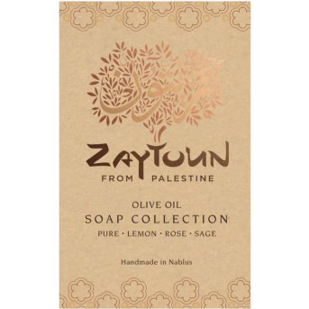 Olive Oil Soap Bar Collection - 4 bars Zaytoun 1x400g Olive Oil Soap Bar Collection - 4 bars Zaytoun 1x400g
