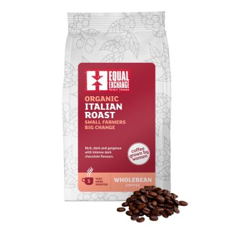 Organic Coffee Beans - Italian roast - 5 Equal Exchange 8x200g Organic Coffee Beans - Italian roast - 5 Equal Exchange 8x200g