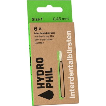 Interdental brush 0.45 mm ISO 1 Hydrophil 10x6pack Interdental brush 0.45 mm ISO 1 Hydrophil 10x6pack