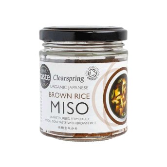 Organic 150g Brown Rice Miso - unpasteurised - jar Clearspri Organic 150g Brown Rice Miso - unpasteurised - jar Clearspri