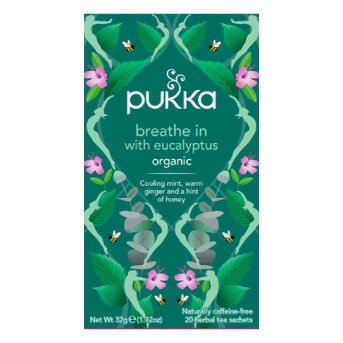Organic Breathe In with Eucalyptus Pukka 20bgs Organic Breathe In with Eucalyptus Pukka 20bgs