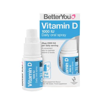 D1000 Vitamin D Oral Spray BetterYou 15ml D1000 Vitamin D Oral Spray BetterYou 15ml