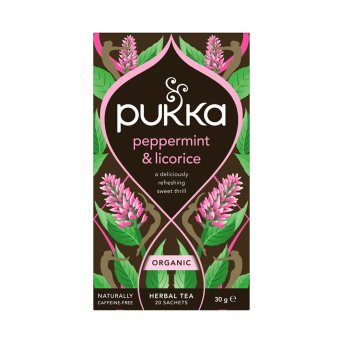 Organic Peppermint & Licorice Pukka 20bgs