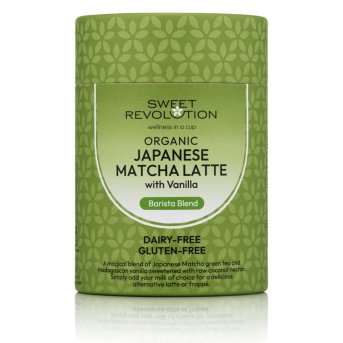 Organic Matcha Latte with vanilla - Barista Sweet Revolution 4x100g Organic Matcha Latte with vanilla - Barista Sweet Revolution 4x100g