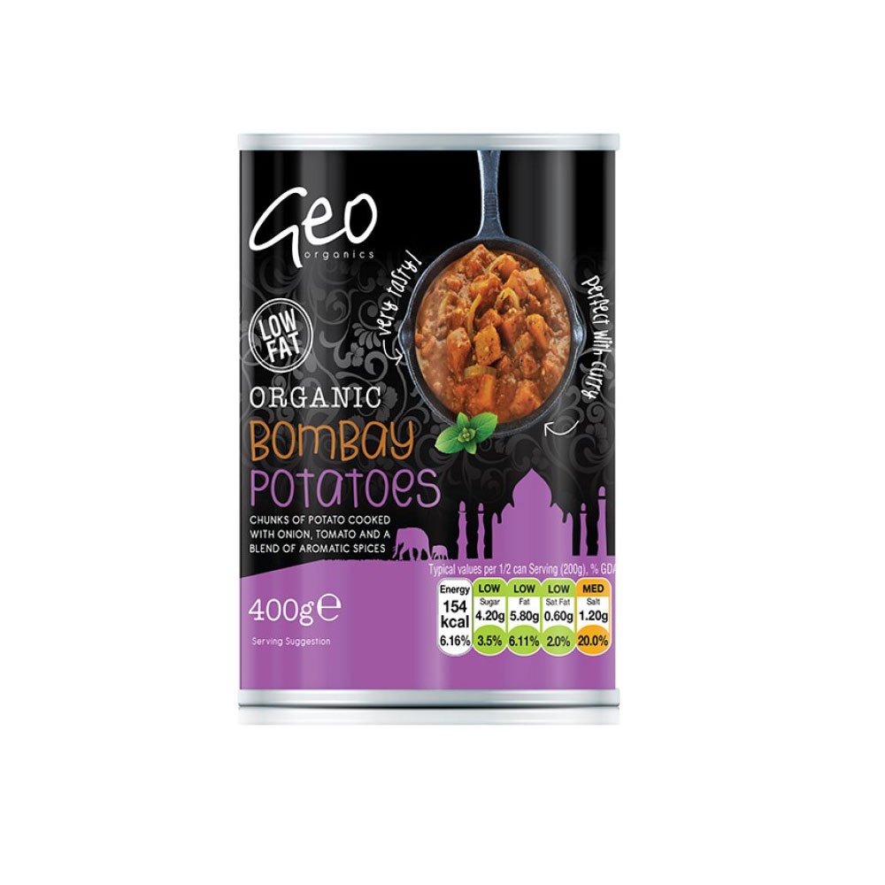 Organic Bombay Potatoes Geo-Organics 400g