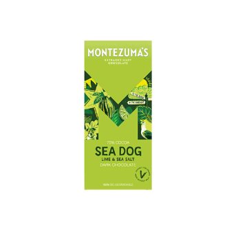 Sea Dog - Dark with Lime & Sea Salt Montezuma 90g