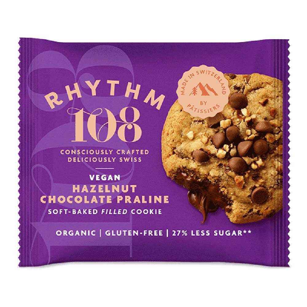 Organic Hazelnut Chocolate Praline Soft Baked Cookie Rhythm 