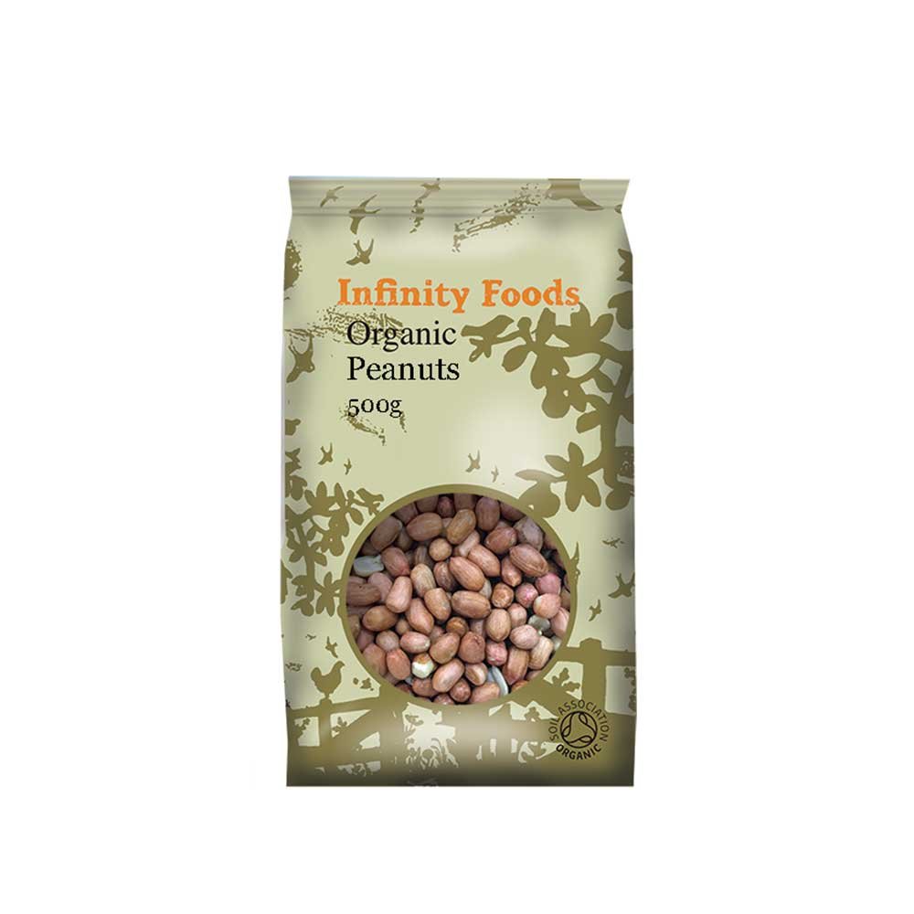 Organic Peanuts Infinity Foods 500g