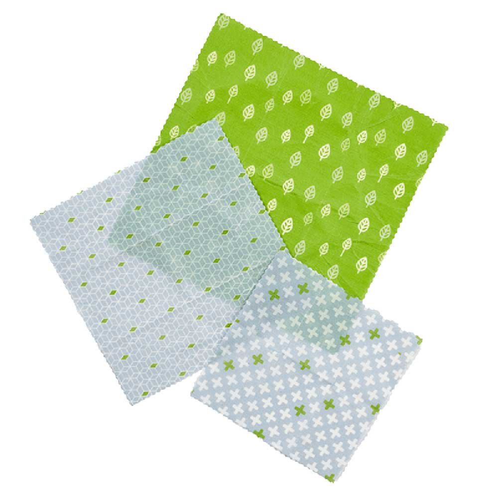 Reusable Vegan Food Wraps ecoLiving 3pack
