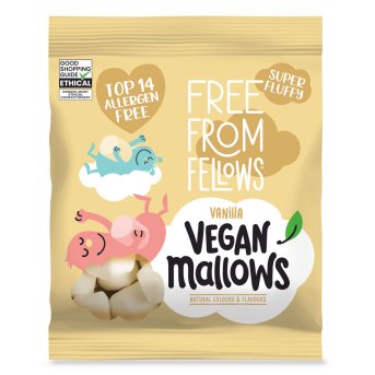 Vanilla Vegan Mallows Free From Fellows 10x105g Vanilla Vegan Mallows Free From Fellows 10x105g