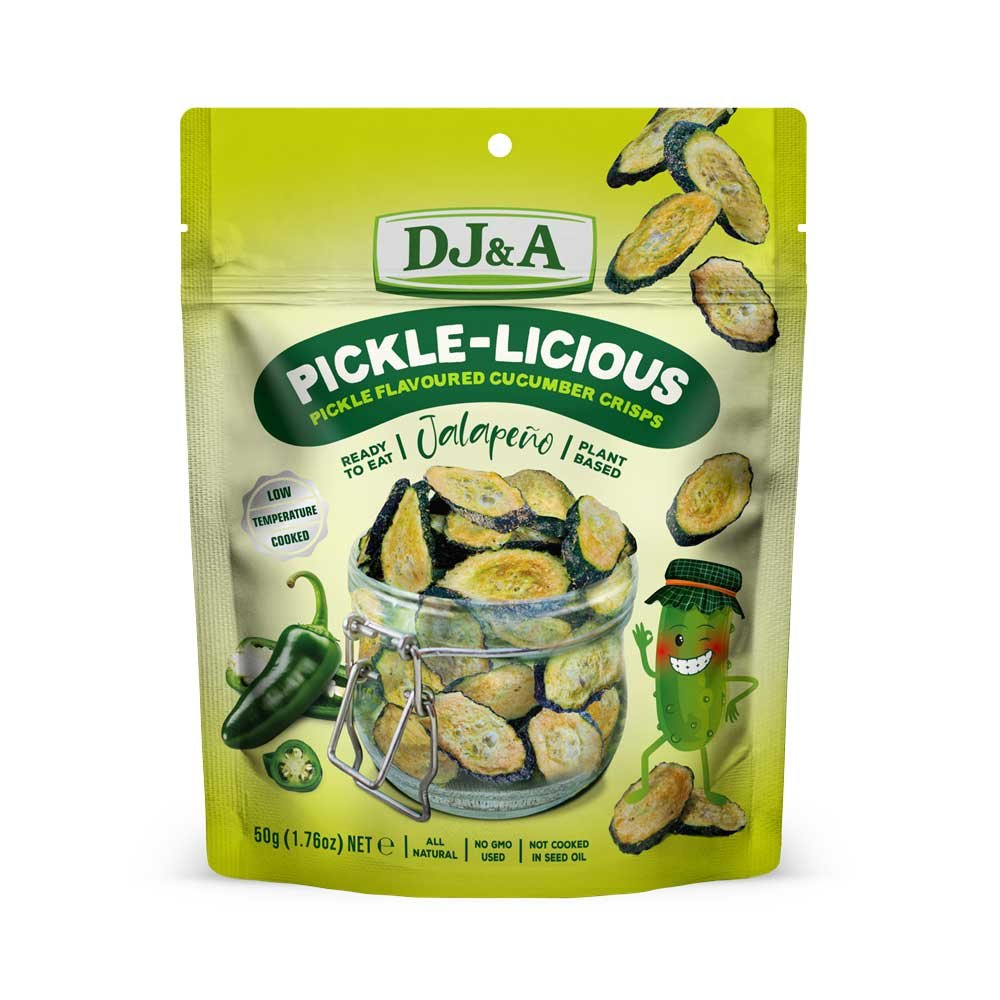 Pickle-licious Jalapeno DJ&A 9x50g Pickle-licious Jalapeno DJ&A 9x50g