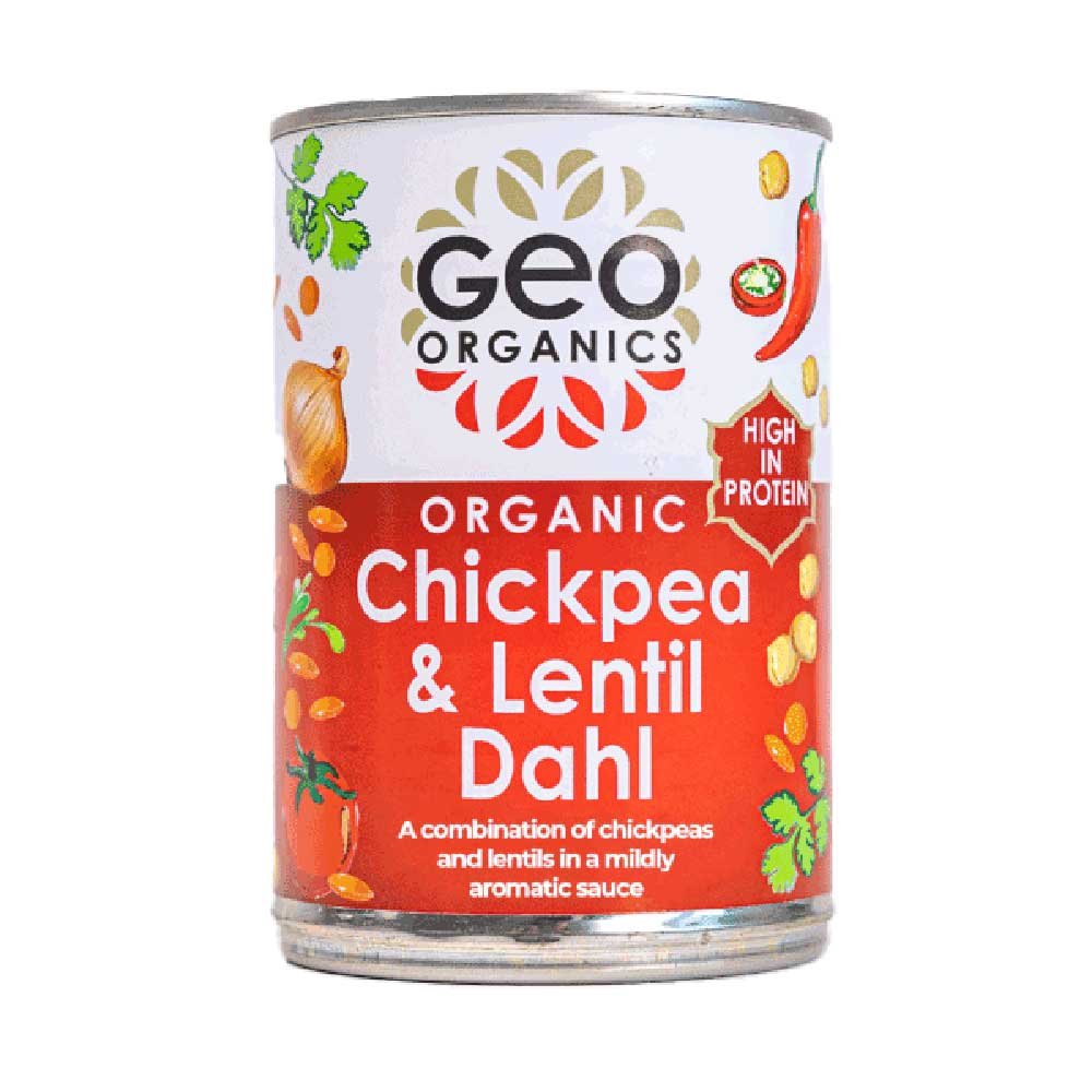 Organic Chick Pea & Lentil Dahl Geo-Organics 400g Organic Chick Pea & Lentil Dahl Geo-Organics 400g