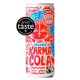 Organic Karma Cola - can Karma Drinks 250ml Organic Karma Cola - can Karma Drinks 250ml
