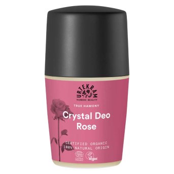 Organic Crystal Deodorant - Rose - roll-on Urtekram 6x50ml Organic Crystal Deodorant - Rose - roll-on Urtekram 6x50ml