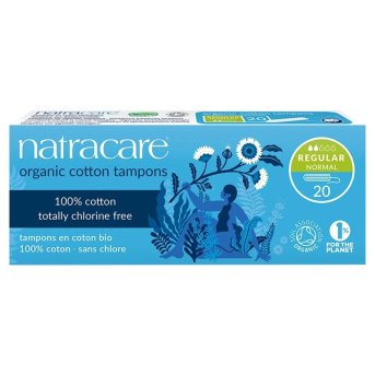 Organic Regular Tampons Natracare 12x20 Organic Regular Tampons Natracare 12x20