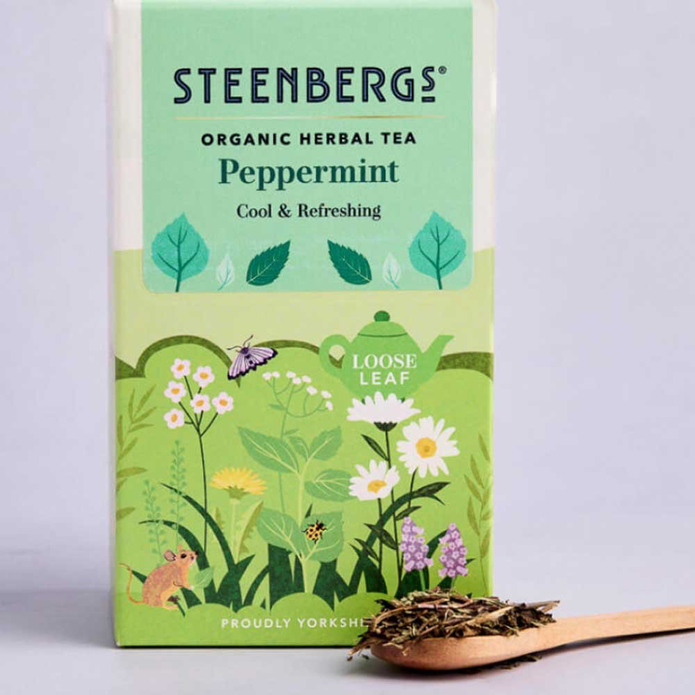 Organic Peppermint Steenbergs 4x50g Organic Peppermint Steenbergs 4x50g